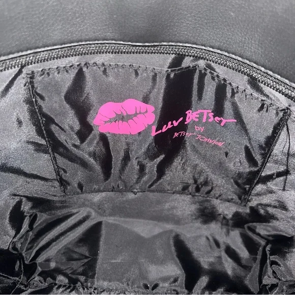 Luv Betsey Leopard Print Tote – Heart Logo & Teddy Charm • NWT - Picture 8 of 11